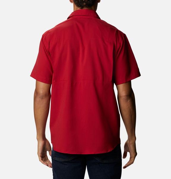 Columbia Silver Ridge Lite Shirts Red For Men's NZ29637 New Zealand